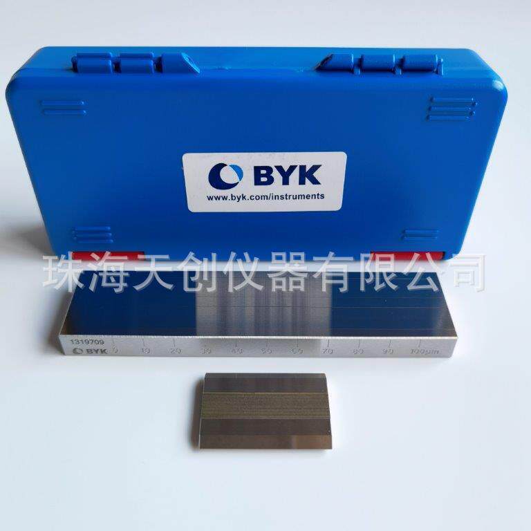 PD-1512细度板德国BYK刮板细度计100μm双槽不锈钢细度板含刮刀