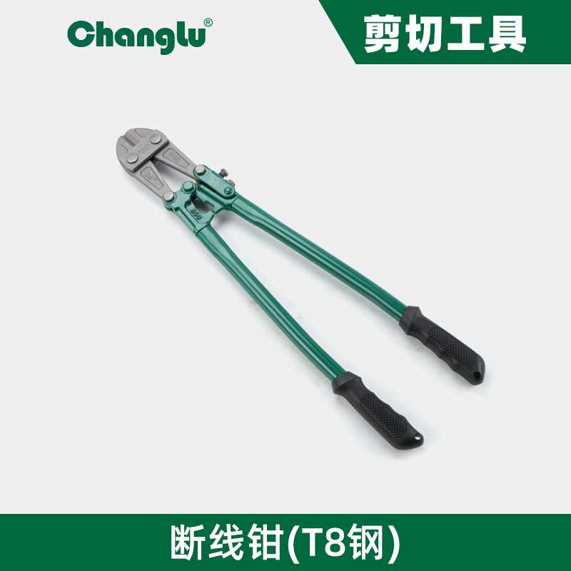 长鹿厂家供应断线钳钢筋剪剪锁钢丝铁丝大钳子大力破坏鹰嘴剪刀