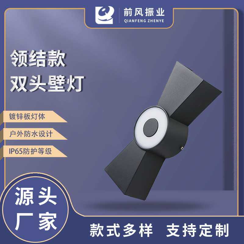 中国结户外壁灯走廊外墙庭院灯阳台壁灯双头现代简约创意灯具