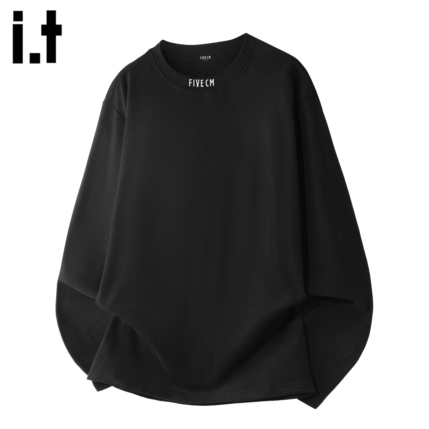 it：fivecm纯色百搭休闲长袖T恤