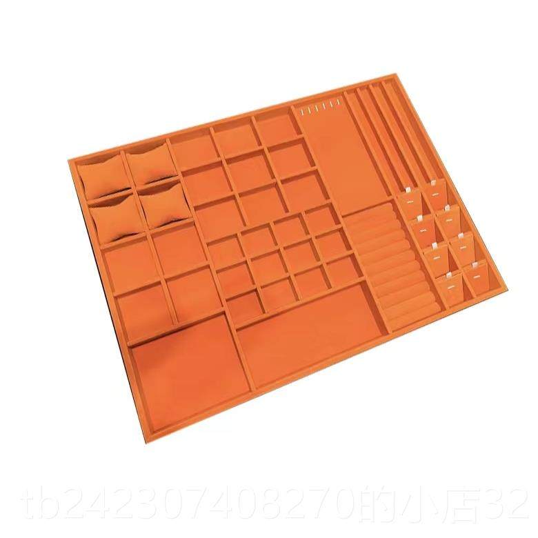 正品定收制首饰纳表盒绒布抽环屉分格耳钉项链耳戒指手手镯眼镜