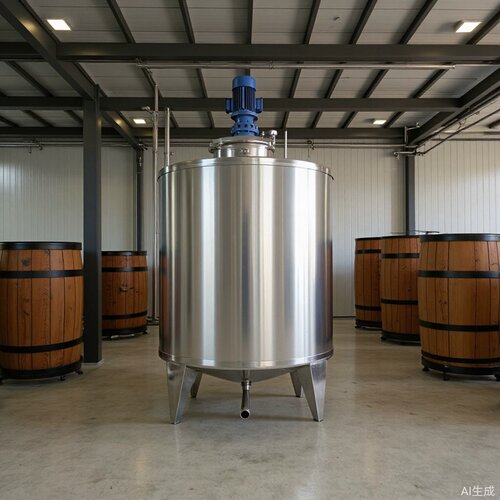 不锈钢储罐 316搅拌罐发酵罐果酒发酵罐储罐乳化罐果蔬发酵罐