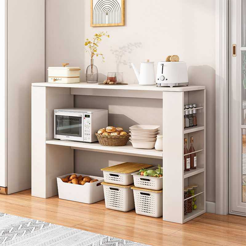 厨房家用落地分层餐边桌多功能置物架简易靠墙多层切菜桌收纳架子,3C数码配件,摄像机配件,淘宝优惠券,粉丝福利购,淘宝优惠卷