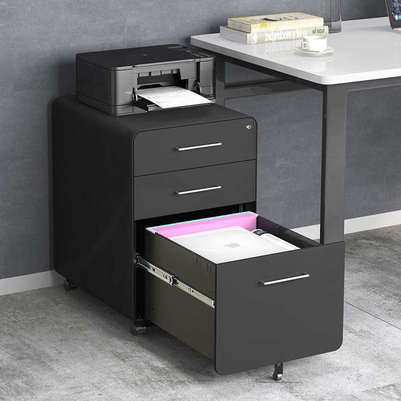 活动柜办公桌边打印机柜抽屉柜移动矮柜带锁钢制文件柜收纳小柜子,3C数码配件,摄像机配件,淘宝优惠券,粉丝福利购,淘宝优惠卷