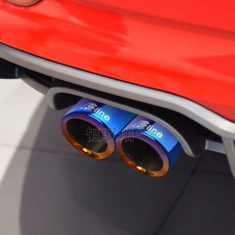 汽车尾喉A 4L尾喉 Q 5适用排气管C C直插式改装排气管