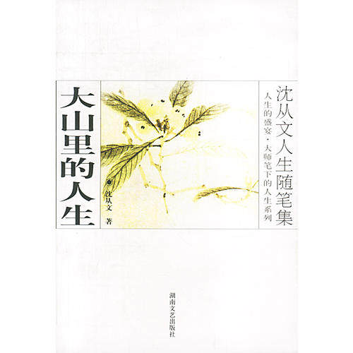 正版图书 沈从文人生随笔集：大山里的人生 沈从文 湖南文艺出版社