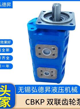 CBKP双联齿轮泵液压泵吊车油泵 CBKP80/63-BFP压路机用油泵现货