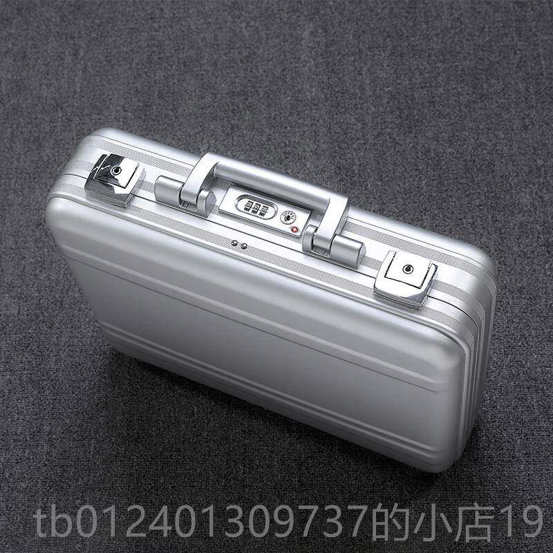 高档铝镁合金手提文商务公箱电脑箱文件箱仪器设式备五金工具箱子