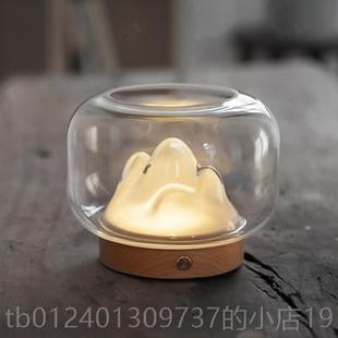 高档暖趣生友活/山夜灯文艺鱼缸走心的生日礼探物闺蜜男女神器黑