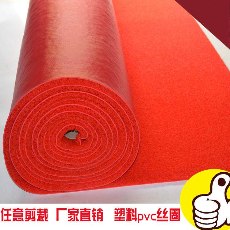 可裁剪PVC塑料丝圈防滑地垫脚垫门垫酒店走道门口拉丝地毯