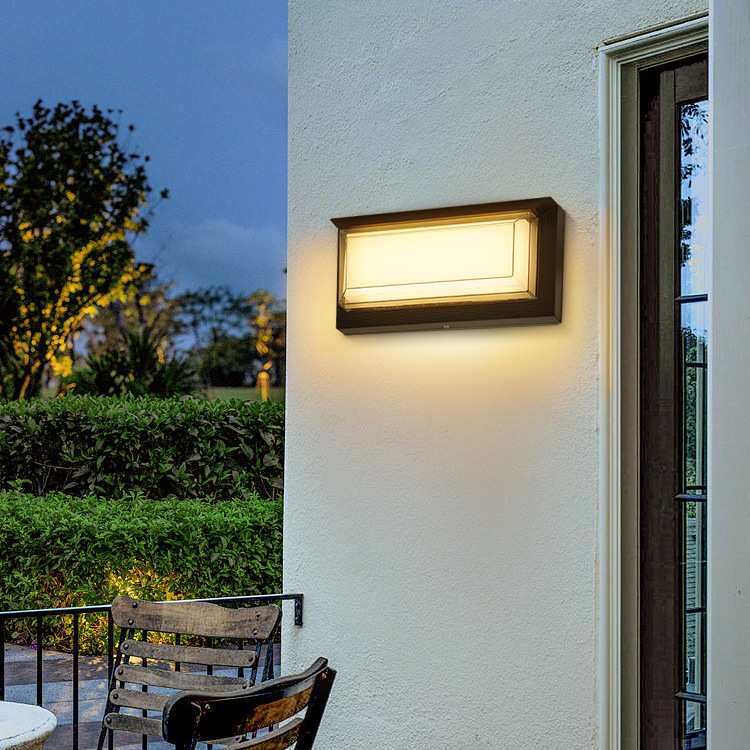 户外壁灯别墅庭院阳台过道走廊外墙现代简约ed防潮庭院灯室外家用