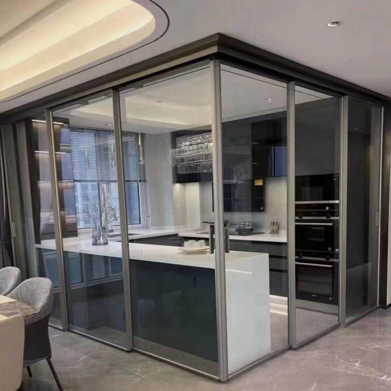 4514525207金吊趟推拉门玻璃移门隔6断定门固屏风铝合型材三联动,全屋定制,阳台门,淘宝优惠券,粉丝福利购,淘宝优惠卷