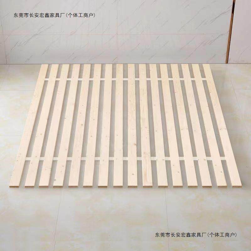 铺实木床硬木排骨架板香杉木防潮板护木腰原板XRG条榻榻米折叠床