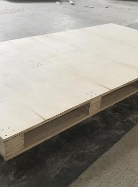 出口木进托盘1.2*1米熏蒸托VPZ盘免四面叉仓库物流周转卡用胶合板