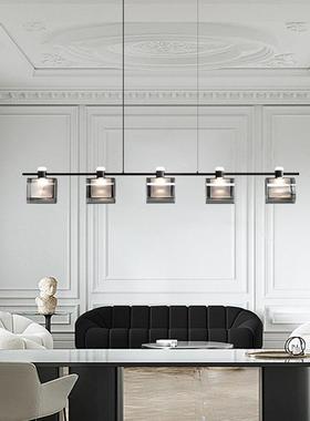 意式极客吊灯高创28115意厅圆环主卧室灯端现代简约全铜玻璃餐厅