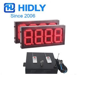 江浙沪8寸红l识ed油价牌加油站标牌8寸色8单色8888油RLD价屏