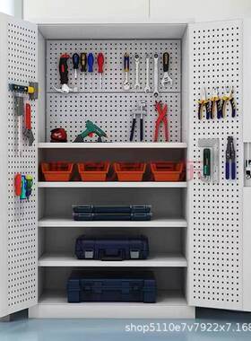 加厚五金工业动级重型工39879具柜车收间工厂收纳挂带板对开移储