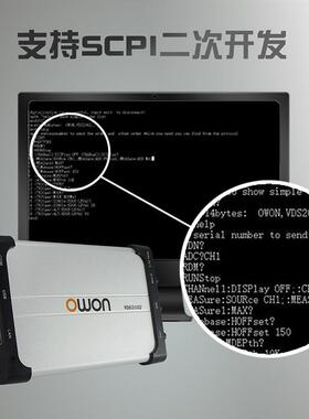 0利利普owon虚拟示器10M双通波道vd电s3102L脑PC便捷示TEI波器网