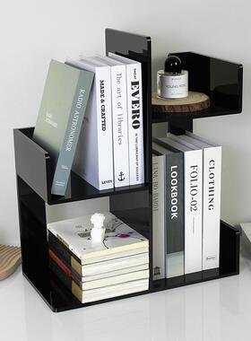书亚克力黑色F78S97S9桌收纳置物架型书架轻桌奢实用多层办公面小
