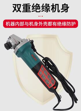 工业刷无便携角磨机手持式金属打抛光WNQ机家用紧磨凑型角无刷磨