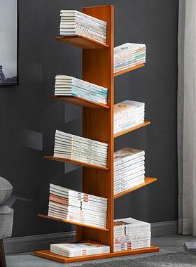 简易书架绘落地书柜2534SXSJ架儿童阅读区储本架靠墙置物客厅家用