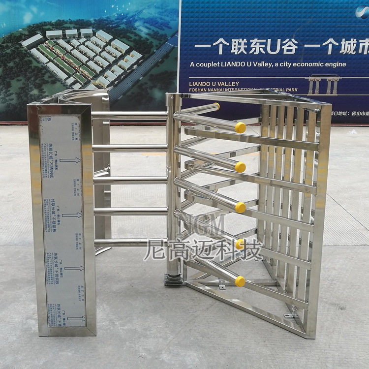不锈钢防倒转单向旋转门