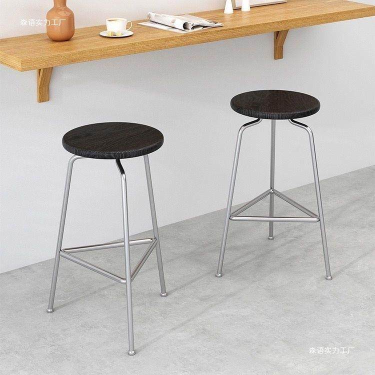 台983用椅子加厚坐垫蚂凳蚁小圆凳家铁艺高脚椅实木高吧脚轻奢吧,商业/办公家具,酒吧桌,淘宝优惠券,粉丝福利购,淘宝优惠卷