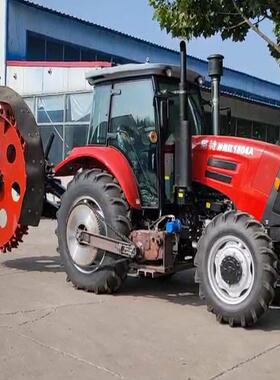 小型圆AGW开沟机开槽埋管好帮农田灌即溉盘排水管道挖沟机人可一