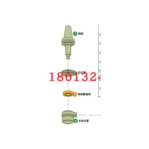 后盖FBK-12 套圈FBC-12D C 底座FBA-12日本MST角度头配件现货供应