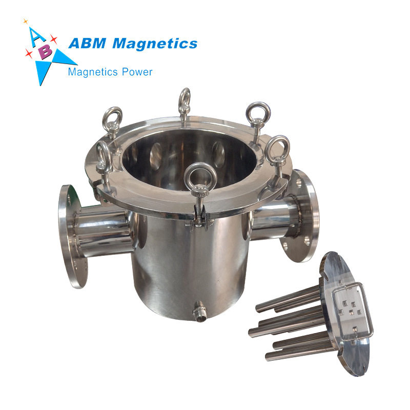 不锈钢磁性过滤器造纸泥浆流体磁性过滤器垃圾管道式吸铁器强磁棒,机械设备,过滤设备,淘宝优惠券,粉丝福利购,淘宝优惠卷