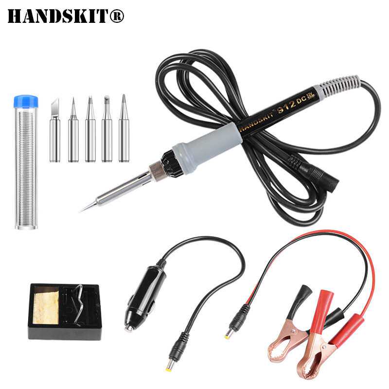 912内热式直流低压12V 电烙铁35W汽车插头电烙铁套装车载烙铁