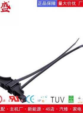 汽车扎带分体式焊接螺栓固定扎带 156-01650/T50ROSBS 红盛塑料