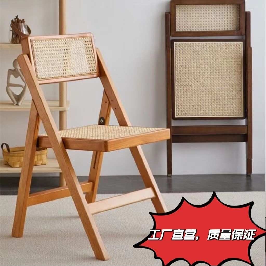 工厂店实木编藤椅子 复古简约休闲椅 民宿昌迪加尔靠背折叠藤椅,模玩/动漫/周边/娃圈三坑/桌游,模型制作工具/辅料耗材,淘宝优惠券,粉丝福利购,淘宝优惠卷