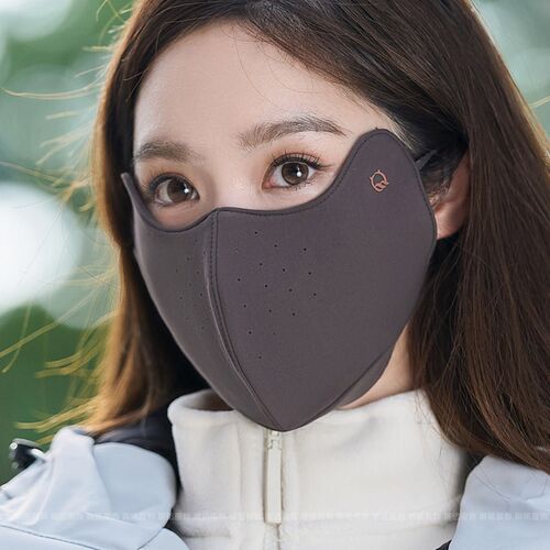 冬季防晒保暖护脸口罩女士户外运动透气防风防寒护眼角加厚面罩男