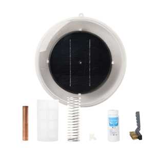 Solar pool ionizer23新款透明太阳能铜银离子发生器泳池水净化器
