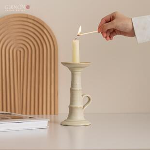 桂家陇道复古蜡烛台餐桌装饰烛台GL548412摆件礼布置具用客厅婚蜡