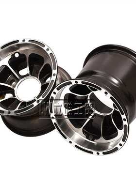 ATV沙滩车配件19x7.00-8轮胎车轮轮圈18x9.5-8四轮车铝合金轮毂