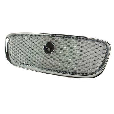 适用于16-17款捷豹Jaguar XF电镀中网格栅前杠菱形进气网C2D27008