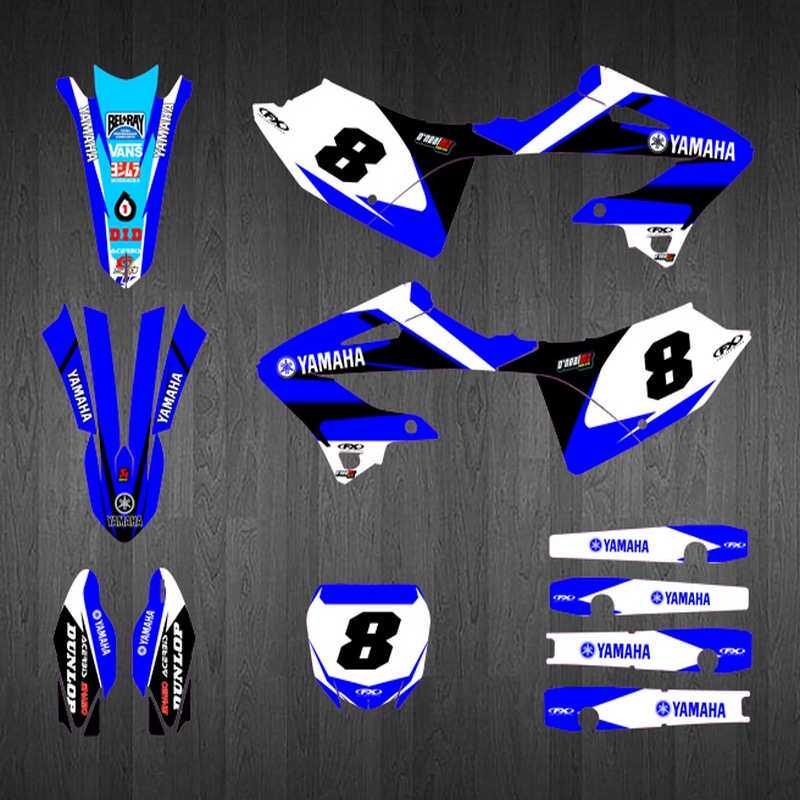 越野摩托贴纸适配YAMAHA雅马哈 2022 YZ125 250 贴膜 车贴 贴花RK