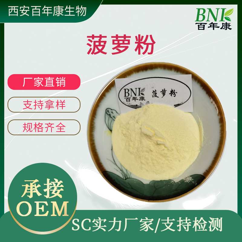 菠萝粉 99% 菠萝果汁粉 果蔬代餐粉 凤梨粉 固体饮料粉 喷雾干燥