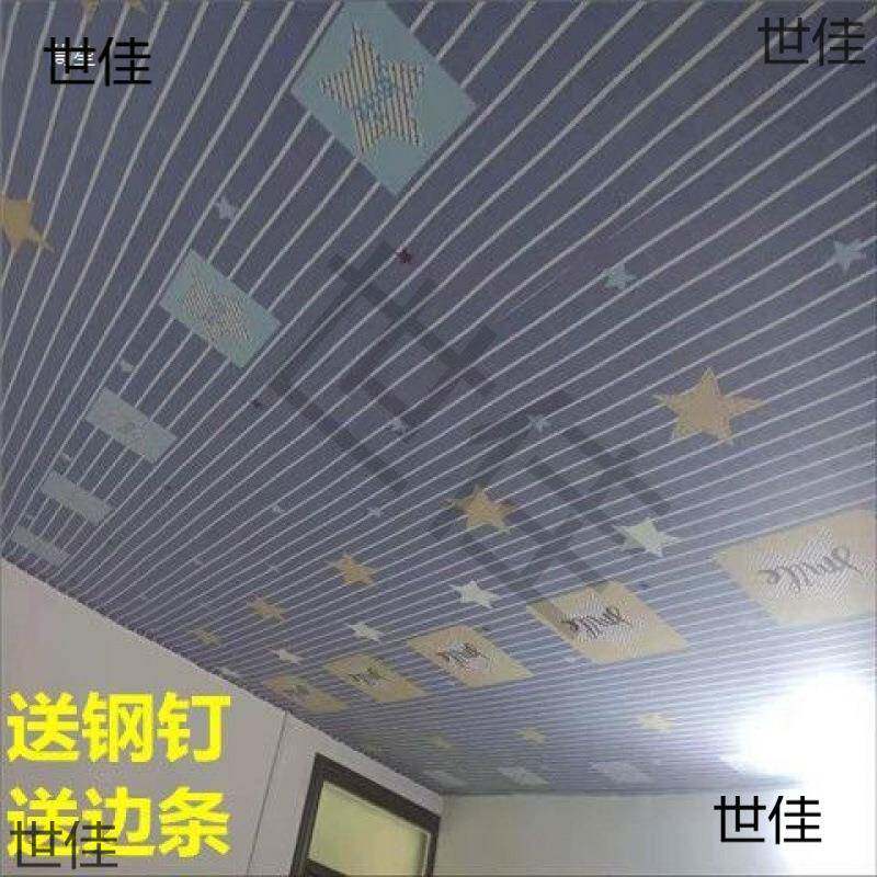 吊顶塑料布屋顶装饰布农村瓦房简易天花板遮挡布室内防尘卧室