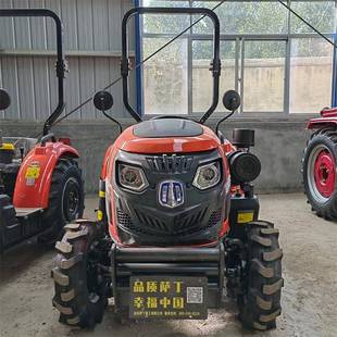 低矮旋地省油四轮旋耕除草拖拉机大马力904萨丁四驱轮式 拖拉机