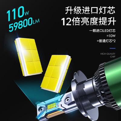 鲸特24v货车led大灯江淮h1汕德重卡h7格尔发超亮h4乘龙M3灯泡豪沃