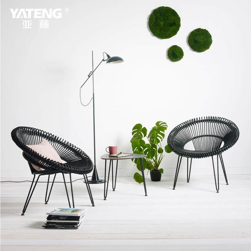 沃登阳台藤椅三件套创意设计师样板房编藤桌椅庭院花园餐桌椅子,商业/办公家具,商用藤编家具,淘宝优惠券,粉丝福利购,淘宝优惠卷