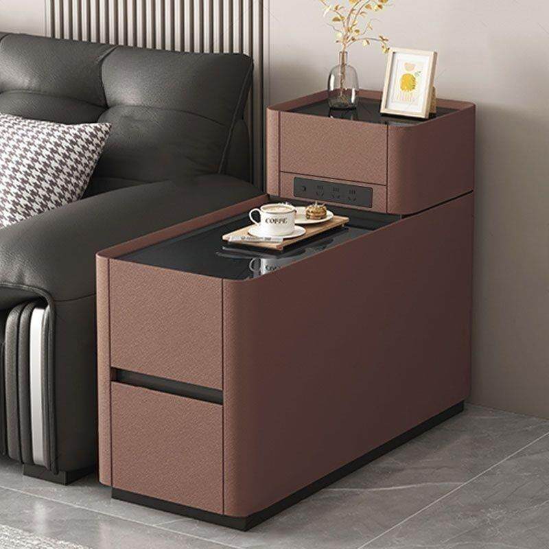 智能沙发边柜小户型客厅现代简约多功能侧边几柜隔断扶手柜收纳柜