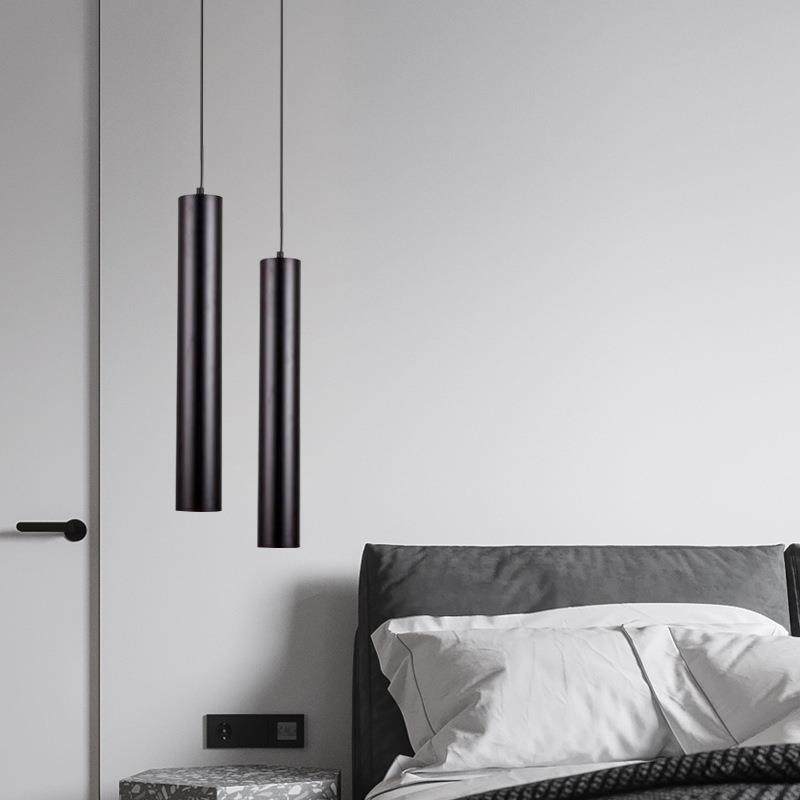 简约后现代圆柱餐厅床头吊灯吧台极简设计师前台玄关过道LED灯具,家装灯饰光源,智能吊灯,淘宝优惠券,粉丝福利购,淘宝优惠卷