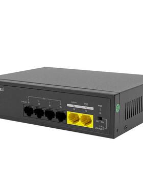 361Ten口da腾达SG106P监C全网千兆54+2络海康控POE供电的交换机