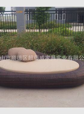 工厂家制直销藤椅子藤编藤艺家具酒店REQ餐桌椅藤躺椅具户外休闲