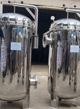不锈钢30河4多器袋式IKP业过滤工用前置过滤器井水水泥沙精密过滤
