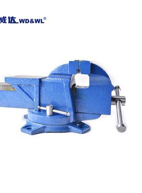 达（2WD钳&WL）欧式活动带砧128台虎钳台工作台威60744-8英寸0kn